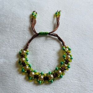 Brand New Adorable Beaded Threaded Bracelet